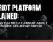 Patriot Platform explained: Wokerati Party banner about Britain's new far-right group